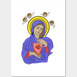 The Blessed Virgin Mary Posters and Art